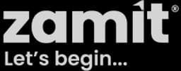 Zamit White Logo